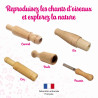 Coffret 5 Appeaux | Imiter Chant | Oiseaux Basse Cour | Fuzeau