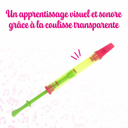 Flûte à Coulisse | en Plastique Transparent | Fuzeau