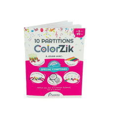 Livret Comptines | 10 Partitions Colorées | ColorZik | Fuzeau