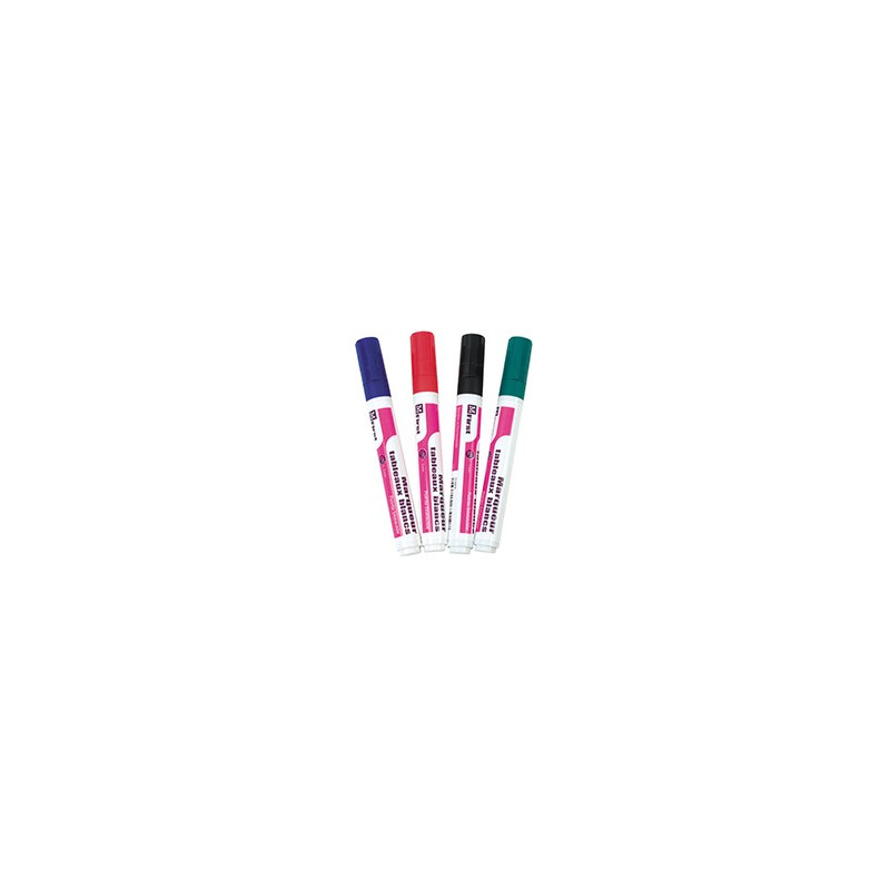 ETUI DE 4 MARQUEURS DE COULEURS POUR TABLEAUX ETUI DE 4 MARQUEURS DE COULEURS POUR TABLEAUX