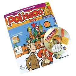 LES AVENTURES DE POLISSON EN RUSSIE LIVRET-CD