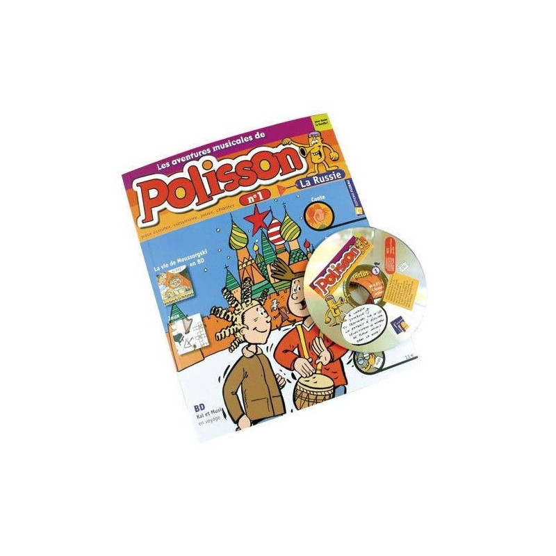 LES AVENTURES DE POLISSON EN RUSSIE LIVRET-CD LES AVENTURES DE POLISSON EN RUSSIE LIVRET-CD
