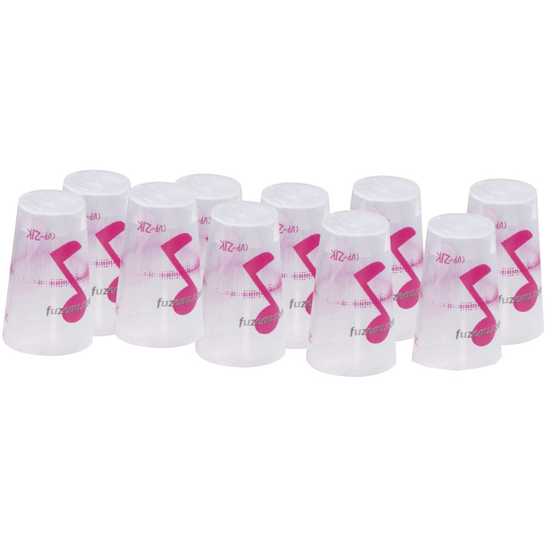 LOT DE 10 CUPS POUR COFFRET CUP OF ZIK