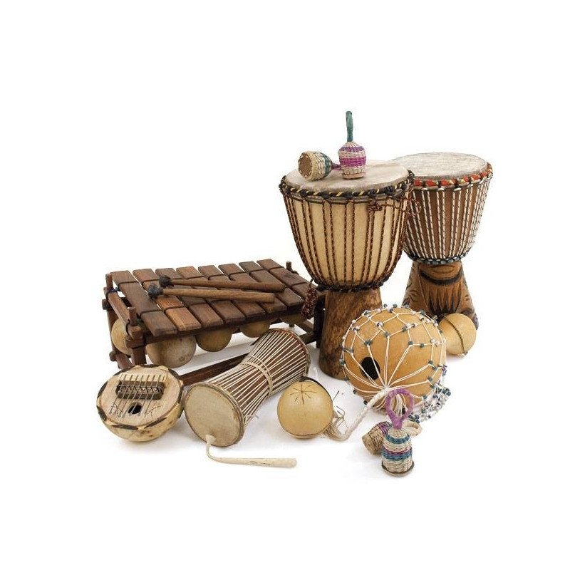 LOT DE 9 INSTRUMENTS D'AFRIQUE