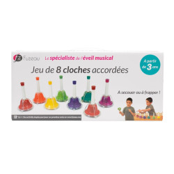 FUZEAU JEU DIATONIQUE DE 8 CLOCHES ACCORDEES