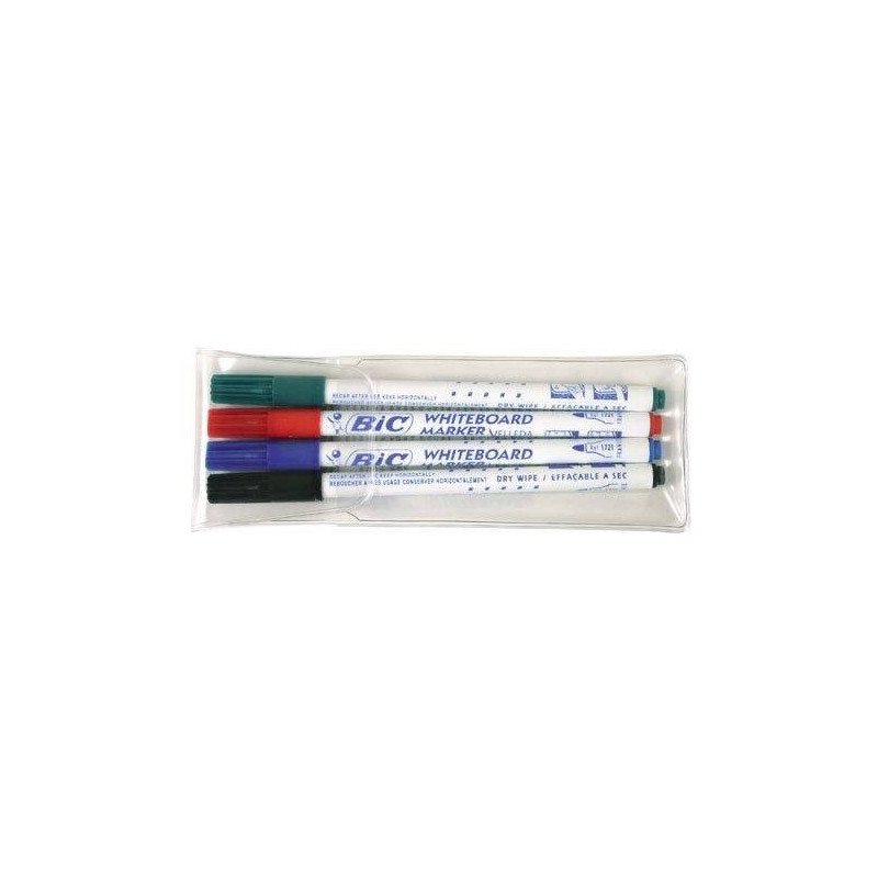 ETUI DE 4 MARQUEURS DE COULEUR A POINTES FINES POUR ARDOISES ETUI DE 4 MARQUEURS DE COULEUR A POINTES FINES POUR ARDOISES