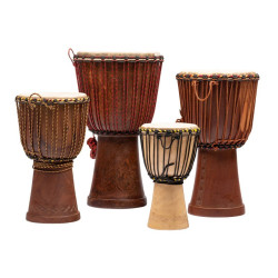 DJEMBE MALI TAILLE MOYENNE HAUTEUR 54 CM