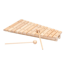 Mano Percussion - Xylophone en bois, 8 notes avec mailloches
