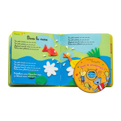 LOT LIVRE-CD VIVE LE PRINTEMPS ET SON INSTRUMENT SHAKER COCCINELLE