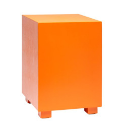 CAJON DE HAUTEUR 38 CM COLORIS ORANGE
