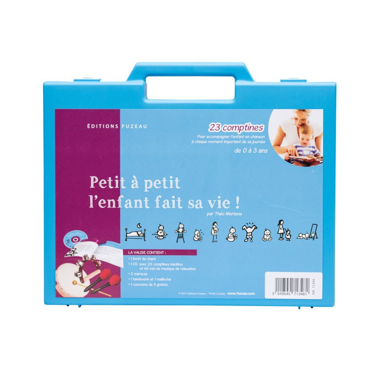 COFFRET LIVRET CD AVEC INSTRUMENTS PETIT A PETIT L ENFANT FAIT SA VIE