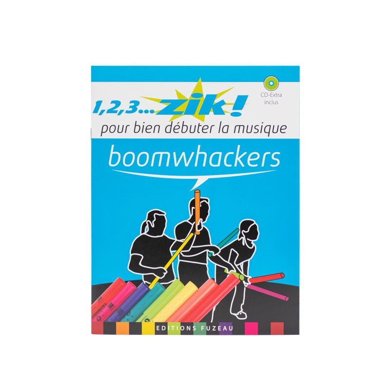 LIVRET-CD 1 2 3 ZIK POUR BOOMWHACKERS 