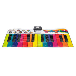Piano Géant | Déroulant | Souple | Touches Colorées | Fuzeau