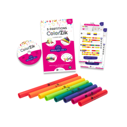 LOT COLORZIK SPECIAL HITS AVEC SON JEU DE 8 TUBES BOOMWHACKERS