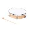 TAMBOURIN DE DIAMETRE 20 CM AVEC PEAU SYNTHETIQUE