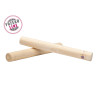 Paire de Claves | Bois Acacia | Ø 2 cm | Longueur 18 cm | Fuzeau