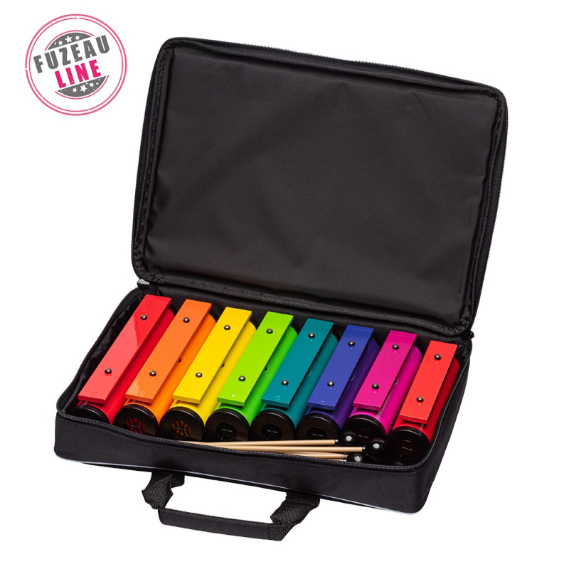 Classic Métallonotes | 8 Lames Colorées | Housse de Rangement | Fuzeau Classic Métallonotes | 8 Lames Colorées | Housse de Rangement | Fuzeau