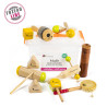 MALLE | 10 Instruments en Bois |Pour les petits dès 3 ans | Fuzeau