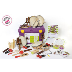 Malle de 10 instruments en bois pour enfant pour enfant de - Musicakids  éveil musical