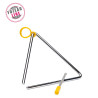 LOT DE 10 TRIANGLES METAL DE 16 CM