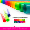 LOT DE BOOMWHACKERS ALTO DIATONIQUE 8 NOTES