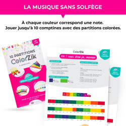 10 Partitions Colorées | ColorZik | Spécial Comptines | Fuzeau