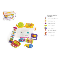 MINI MALLE DE 8 INSTRUMENTS POUR LES PETITS A PARTIR DE 6 MOIS