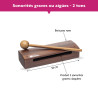 Wood Block | Bois Pao Rose | 2 Tons | Fuzeau