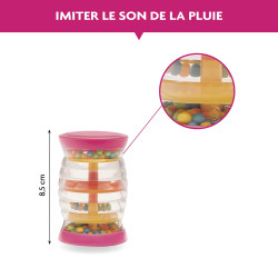 MINI BATON DE PLUIE EN PLASTIQUE POUR ENFANT A PARTIR DE 3 MOIS