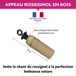 Appeau | Sifflet | Rossignol | Fuzeau