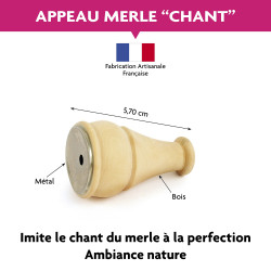 L'APPEAU MERLE LE CHANT