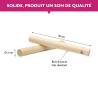 Paire de Claves | Bois Acacia | Ø 2 cm | Longueur 18 cm | Fuzeau