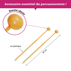 La Paire | Mailloches pour Carillon Pianot' | Baguettes | Fuzeau