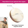 OCEAN DRUM |Ø 40 CM | Imitation des Vagues | Fuzeau