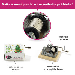Serinette | Boite à Musique |Mélodie Mon Beau Sapin | Fuzeau