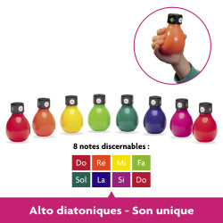 LOT DE 8 SOUFFLETS SONORES ALTO DIATONIQUES SOUNDBELLOWS