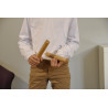 Paires de Claves | 20 cm | Ø 3 cm | Bois de Coco | Fuzeau