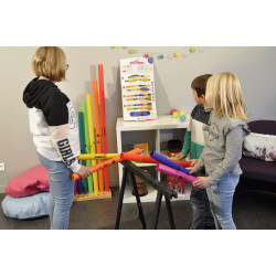 LOT COLORZIK SPECIAL HITS AVEC SON JEU DE 8 TUBES BOOMWHACKERS