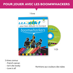 LIVRET-CD 1 2 3 ZIK POUR BOOMWHACKERS 