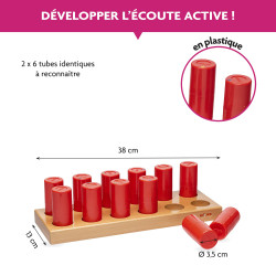 2x6 TUBES SONORES EN PLASTIQUE