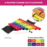 BOOMOPHONE ETUI COMPLET LOT DE 8 TUBES BOOMWHACKERS ALTO DIATONIQUE