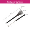 BALAI METALLIQUE POUR JOUER DES CYMBALES