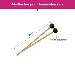 MAILLOCHE POUR BOOMOPHONE LA PAIRE 