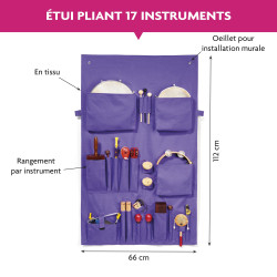 ETUI VALISE DE 17 INSTRUMENTS