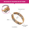 Couronne 12 Cymbalettes | En Bois | Fuzeau