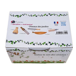 Coffret 5 Appeaux | Imiter le son des Oiseaux des Jardins | Fuzeau