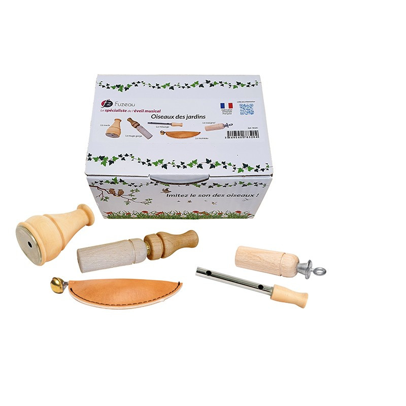 Coffret 5 Appeaux | Imiter le son des Oiseaux des Jardins | Fuzeau Coffret 5 Appeaux | Imiter le son des Oiseaux des Jardins | Fuzeau
