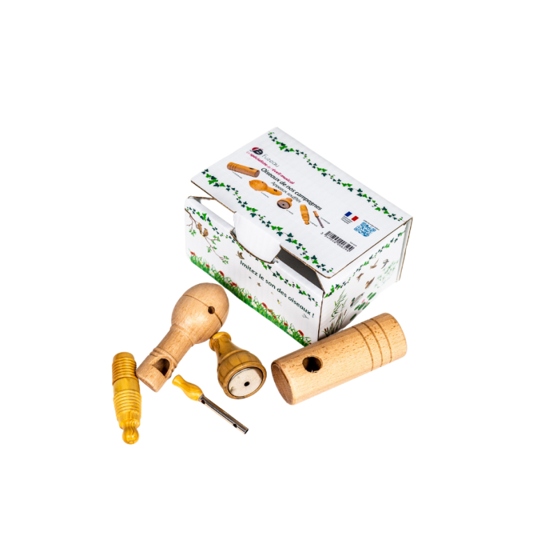 Coffret 5 Appeaux Soufflés |Imiter le son des OIseaux | Campagne | Fuzeau Coffret 5 Appeaux Soufflés |Imiter le son des OIseaux | Campagne | Fuzeau