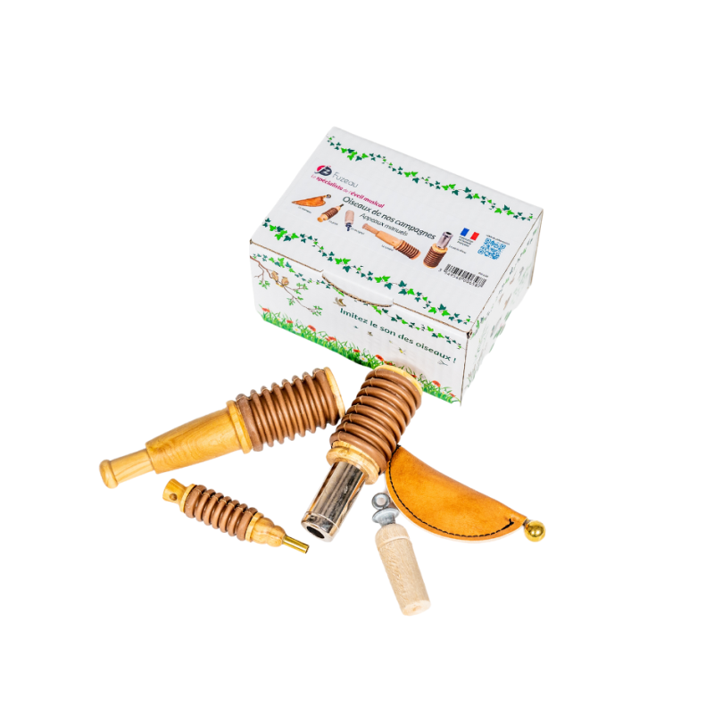 Coffret 5 Appeaux Manuels | Reproduire le son des Oiseaux | Fuzeau Coffret 5 Appeaux Manuels | Reproduire le son des Oiseaux | Fuzeau