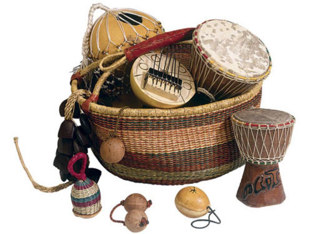 Lot instruments d'Afrique